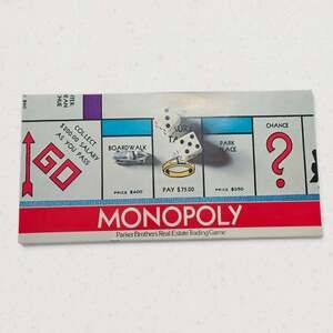 Vintage 1974 Monopoly Parker Brothers Real Estate Trading Game